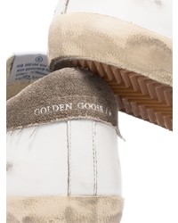 weiße Leder niedrige Sneakers mit Sternenmuster von Golden Goose