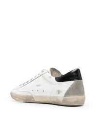 weiße Leder niedrige Sneakers mit Sternenmuster von Golden Goose