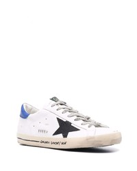 weiße Leder niedrige Sneakers mit Sternenmuster von Golden Goose