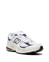 weiße Leder niedrige Sneakers von New Balance