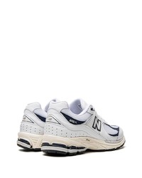 weiße Leder niedrige Sneakers von New Balance