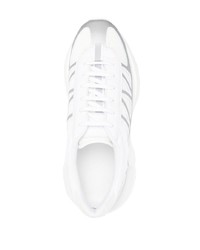 weiße Leder niedrige Sneakers von Maison Margiela