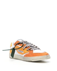 weiße Leder niedrige Sneakers von Off-White