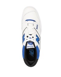 weiße Leder niedrige Sneakers von New Balance