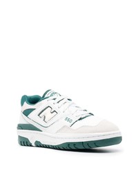 weiße Leder niedrige Sneakers von New Balance
