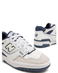 weiße Leder niedrige Sneakers von New Balance