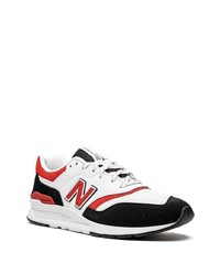 weiße Leder niedrige Sneakers von New Balance