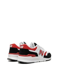 weiße Leder niedrige Sneakers von New Balance