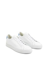 weiße Leder niedrige Sneakers von Common Projects