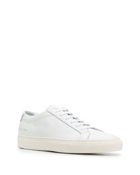 weiße Leder niedrige Sneakers von Common Projects