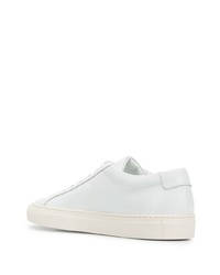 weiße Leder niedrige Sneakers von Common Projects