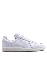 weiße Leder niedrige Sneakers von adidas