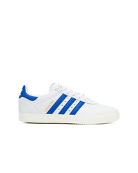 weiße Leder niedrige Sneakers von adidas