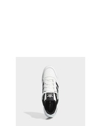 weiße Leder niedrige Sneakers von adidas Originals