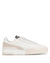 weiße Leder niedrige Sneakers von Adidas Originals By Alexander Wang