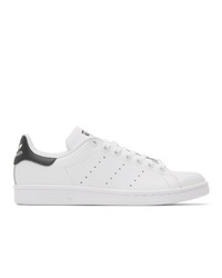 weiße Leder niedrige Sneakers von adidas Originals