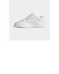 weiße Leder niedrige Sneakers von adidas Sportswear