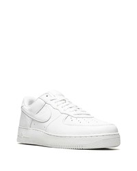 weiße Leder niedrige Sneakers von Nike