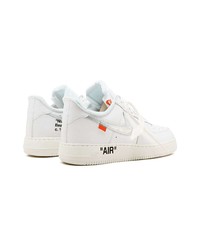 weiße Leder niedrige Sneakers von Nike X Off-White