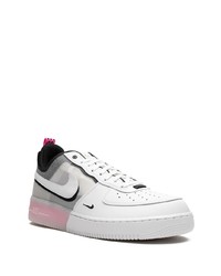 weiße Leder niedrige Sneakers von Nike