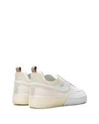 weiße Leder niedrige Sneakers von Nike