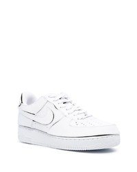 weiße Leder niedrige Sneakers von Nike