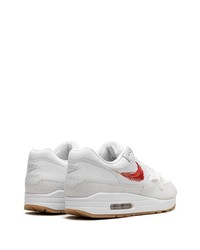 weiße Leder niedrige Sneakers von Nike