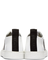 weiße Leder niedrige Sneakers von McQ