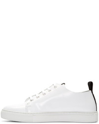 weiße Leder niedrige Sneakers von McQ