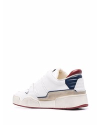 weiße Leder niedrige Sneakers von Isabel Marant