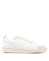 weiße Leder niedrige Sneakers von Ami Paris