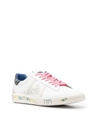 weiße Leder niedrige Sneakers von Premiata