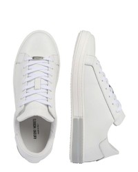 weiße Leder niedrige Sneakers von Antony Morato