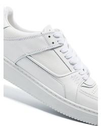 weiße Leder niedrige Sneakers von Represent