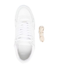 weiße Leder niedrige Sneakers von Represent
