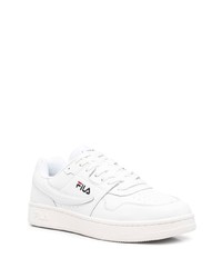 weiße Leder niedrige Sneakers von Fila