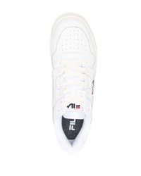 weiße Leder niedrige Sneakers von Fila