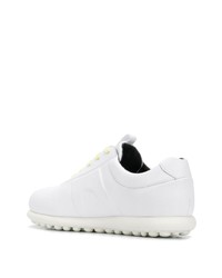 weiße Leder niedrige Sneakers von Camper