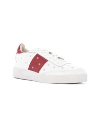 weiße Leder niedrige Sneakers von Senso