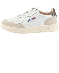 weiße Leder niedrige Sneakers von AUTRY