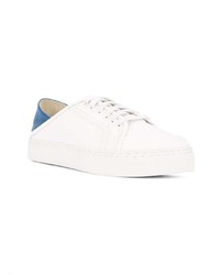 weiße Leder niedrige Sneakers von Senso