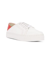 weiße Leder niedrige Sneakers von Senso