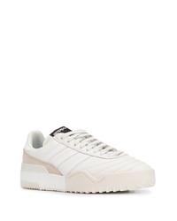 weiße Leder niedrige Sneakers von Adidas Originals By Alexander Wang