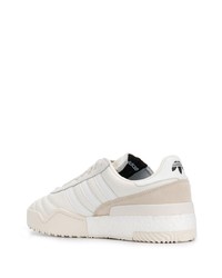 weiße Leder niedrige Sneakers von Adidas Originals By Alexander Wang