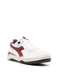 weiße Leder niedrige Sneakers von Diadora