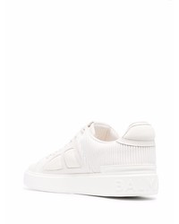 weiße Leder niedrige Sneakers von Balmain