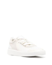 weiße Leder niedrige Sneakers von Balmain