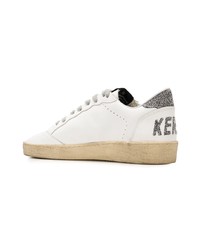 weiße Leder niedrige Sneakers von Golden Goose Deluxe Brand