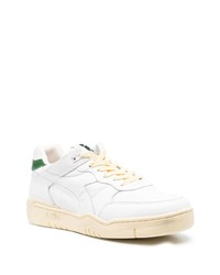 weiße Leder niedrige Sneakers von Diadora