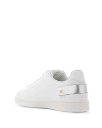 weiße Leder niedrige Sneakers von Valentino Garavani